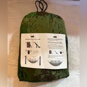 New Camouflage Hammock with Carry Bag